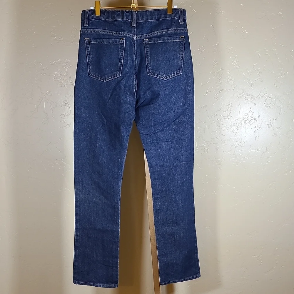 Old Navy Boys Skinny Jeans – Dark Rinse – Size 18 Regular Built In Elastic Flex